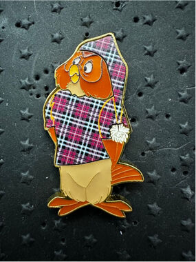 LoungeFly Blind Box Pooh And Friends Disney Pin Plaid Pajamas - Owl